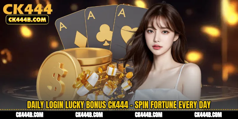 Daily Login Lucky Bonus CK444 - Spin Fortune Every Day