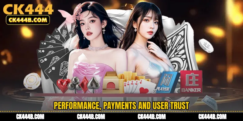 Performance, Payments and User Trust