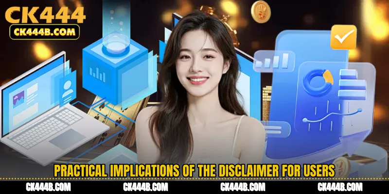 Practical Implications of the Disclaimer for Users