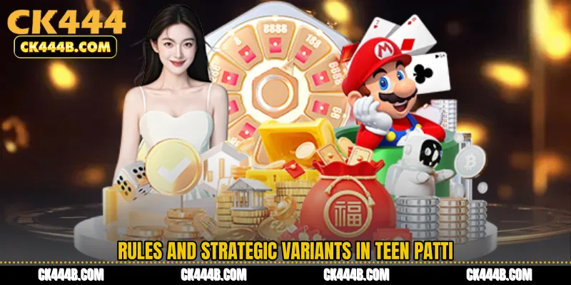Rules and Strategic Variants in Teen Patti
